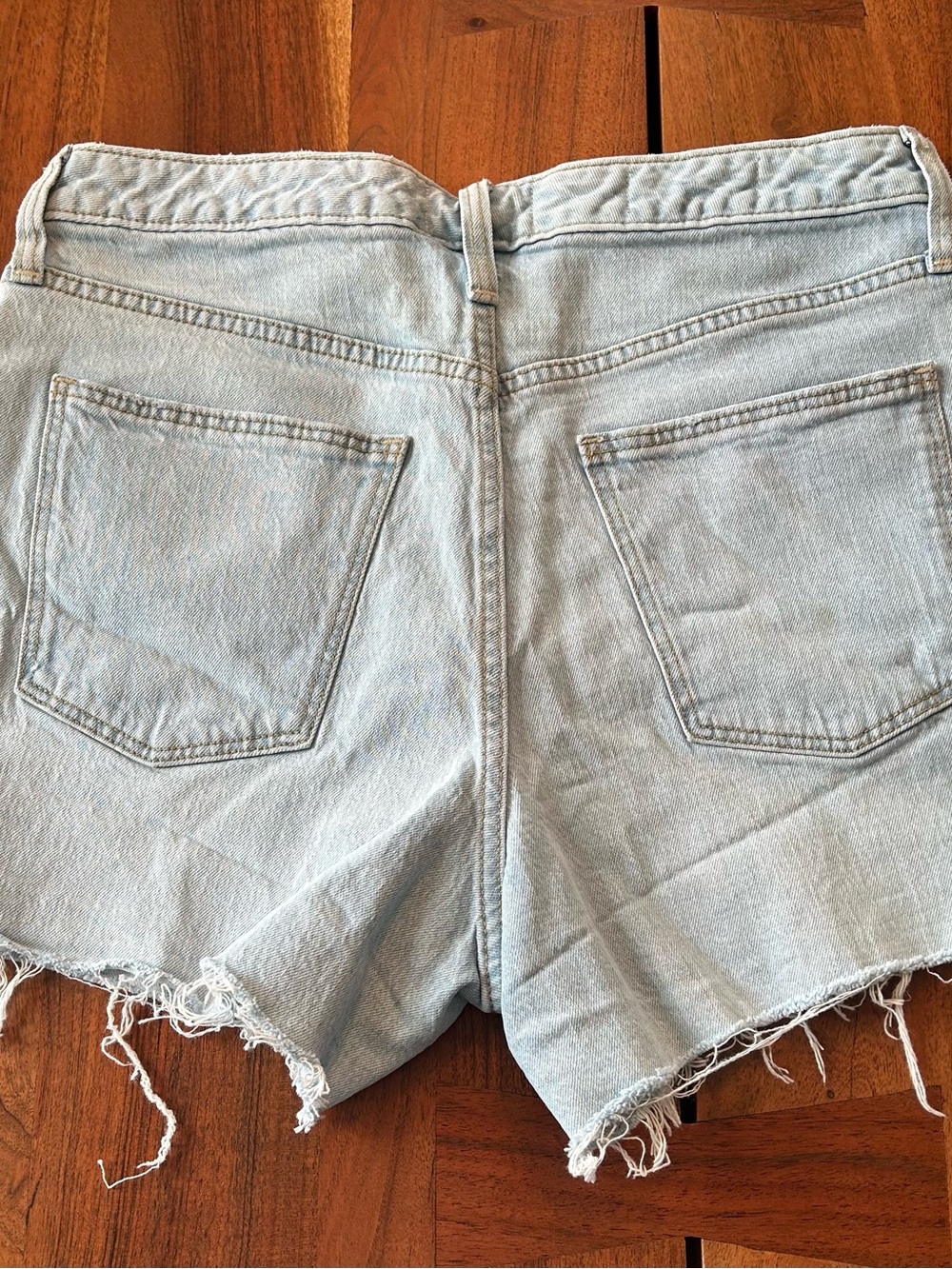 Universal Thread Light Blue High-Rise Cutoff Denim Shorts - Picture 4 of 4
